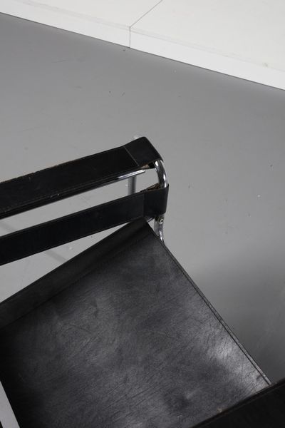 BREUER MARCEL LAJOS (1902 - 1981) : Coppia di poltrone Wassily per Bononia  - Asta Asta 364 | DESIGN E ARTI DECORATIVE DEL NOVECENTO - DESIGN (Online) Online - Associazione Nazionale - Case d'Asta italiane