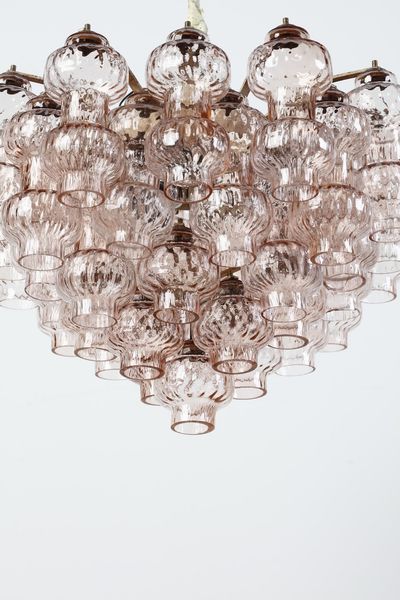 POLI GINO : Lampada a sospensione per Vetreria Aureliano Toso  - Asta Asta 364 | DESIGN E ARTI DECORATIVE DEL NOVECENTO - DESIGN (Online) Online - Associazione Nazionale - Case d'Asta italiane