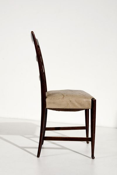 BUFFA PAOLO (1903 - 1970) : Sei sedie  - Asta Asta 364 | DESIGN E ARTI DECORATIVE DEL NOVECENTO - DESIGN (Online) Online - Associazione Nazionale - Case d'Asta italiane