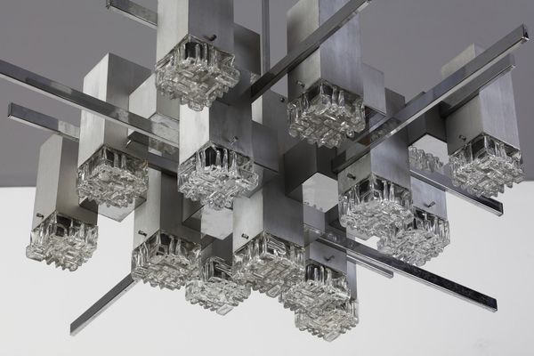 SCIOLARI GAETANO : Lampada a sospensione  - Asta Asta 364 | DESIGN E ARTI DECORATIVE DEL NOVECENTO - DESIGN (Online) Online - Associazione Nazionale - Case d'Asta italiane