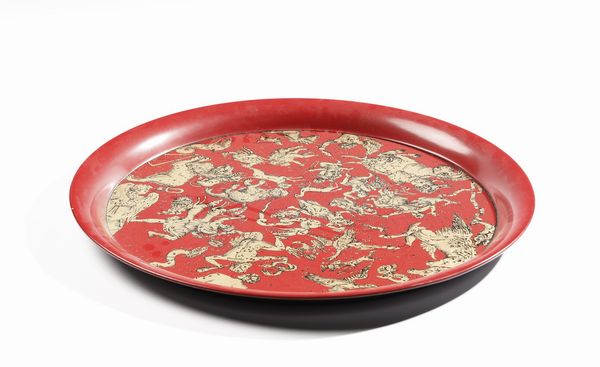 FORNASETTI PIERO (1913 - 1988) : Vassoio  - Asta Asta 364 | DESIGN E ARTI DECORATIVE DEL NOVECENTO - DESIGN (Online) Online - Associazione Nazionale - Case d'Asta italiane
