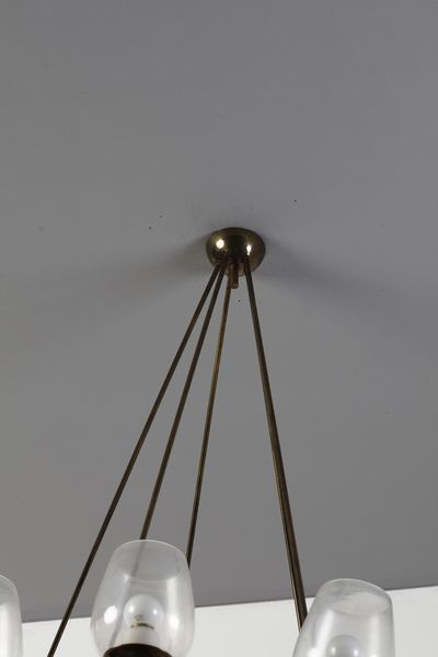 ARREDOLUCE : attribuito. Lampada a sospensione  - Asta Asta 364 | DESIGN E ARTI DECORATIVE DEL NOVECENTO - DESIGN (Online) Online - Associazione Nazionale - Case d'Asta italiane