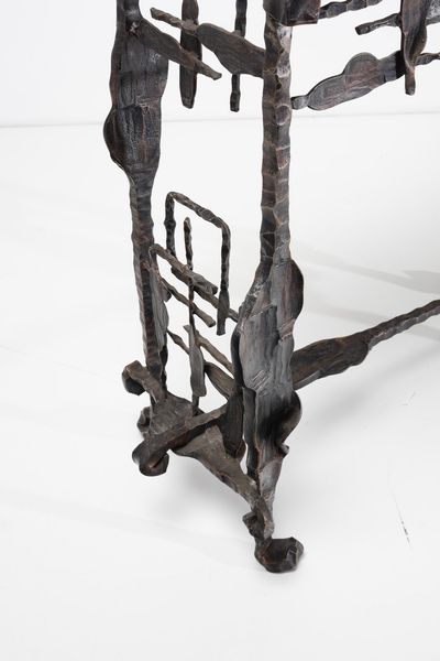 BENETTON SIMON (n. 1933) : Consolle con sgabello  - Asta Asta 364 | DESIGN E ARTI DECORATIVE DEL NOVECENTO - DESIGN (Online) Online - Associazione Nazionale - Case d'Asta italiane