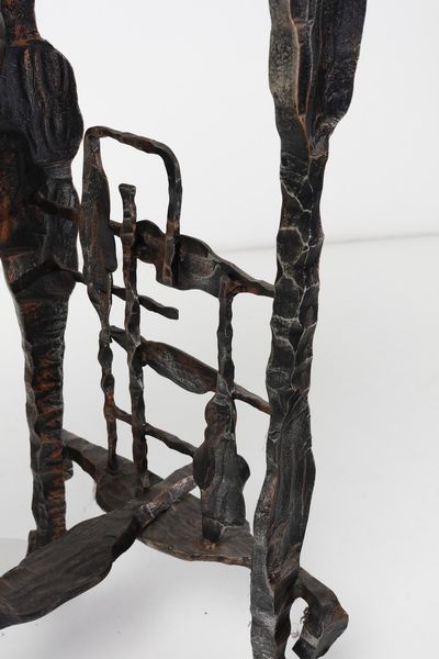 BENETTON SIMON (n. 1933) : Consolle con sgabello  - Asta Asta 364 | DESIGN E ARTI DECORATIVE DEL NOVECENTO - DESIGN (Online) Online - Associazione Nazionale - Case d'Asta italiane