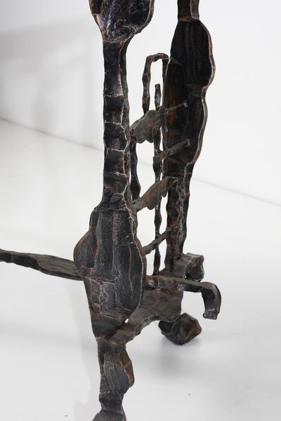 BENETTON SIMON (n. 1933) : Consolle con sgabello  - Asta Asta 364 | DESIGN E ARTI DECORATIVE DEL NOVECENTO - DESIGN (Online) Online - Associazione Nazionale - Case d'Asta italiane