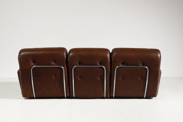 PIAZZESI ADRIANO : attribuito.Divano  - Asta Asta 364 | DESIGN E ARTI DECORATIVE DEL NOVECENTO - DESIGN (Online) Online - Associazione Nazionale - Case d'Asta italiane