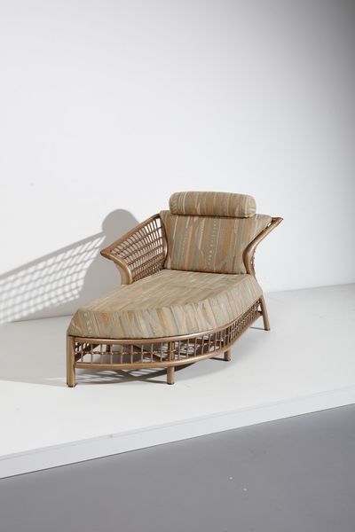 MANIFATTURA ITALIANA : Chaise longue  - Asta Asta 364 | DESIGN E ARTI DECORATIVE DEL NOVECENTO - DESIGN (Online) Online - Associazione Nazionale - Case d'Asta italiane