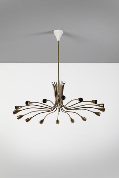 STILNOVO : attribuito. Lampada a sospensione  - Asta Asta 364 | DESIGN E ARTI DECORATIVE DEL NOVECENTO - DESIGN (Online) Online - Associazione Nazionale - Case d'Asta italiane