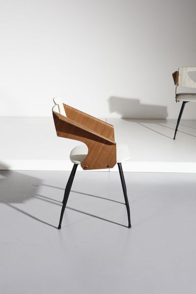 RATTI CARLO : Sei sedie  - Asta Asta 364 | DESIGN E ARTI DECORATIVE DEL NOVECENTO - DESIGN (Online) Online - Associazione Nazionale - Case d'Asta italiane