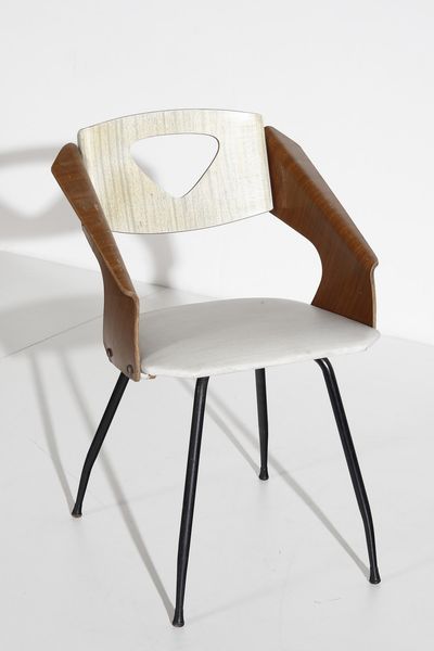 RATTI CARLO : Sei sedie  - Asta Asta 364 | DESIGN E ARTI DECORATIVE DEL NOVECENTO - DESIGN (Online) Online - Associazione Nazionale - Case d'Asta italiane