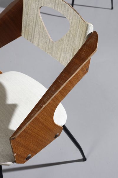 RATTI CARLO : Sei sedie  - Asta Asta 364 | DESIGN E ARTI DECORATIVE DEL NOVECENTO - DESIGN (Online) Online - Associazione Nazionale - Case d'Asta italiane