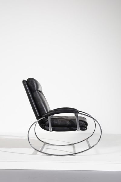 ZEVI RENATO : Dondolo Ellipse  - Asta Asta 364 | DESIGN E ARTI DECORATIVE DEL NOVECENTO - DESIGN (Online) Online - Associazione Nazionale - Case d'Asta italiane