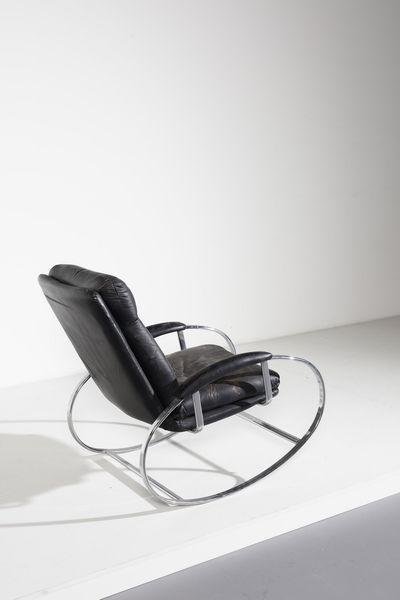 ZEVI RENATO : Dondolo Ellipse  - Asta Asta 364 | DESIGN E ARTI DECORATIVE DEL NOVECENTO - DESIGN (Online) Online - Associazione Nazionale - Case d'Asta italiane