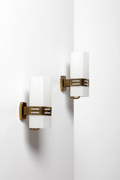 STILNOVO : Copia di appliques  - Asta Asta 364 | DESIGN E ARTI DECORATIVE DEL NOVECENTO - DESIGN (Online) Online - Associazione Nazionale - Case d'Asta italiane