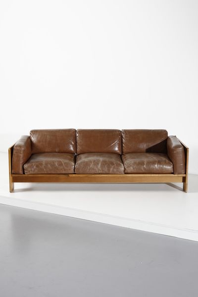 SCARPA AFRA (1937 -2011) & TOBIA (n. 1935) : Divano Bastiano per Gavina  - Asta Asta 364 | DESIGN E ARTI DECORATIVE DEL NOVECENTO - DESIGN (Online) Online - Associazione Nazionale - Case d'Asta italiane