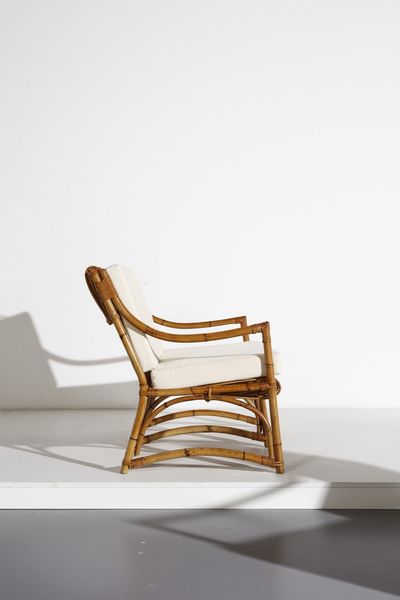 MANIFATTURA ITALIANA : Divano e coppia di poltrone  - Asta Asta 364 | DESIGN E ARTI DECORATIVE DEL NOVECENTO - DESIGN (Online) Online - Associazione Nazionale - Case d'Asta italiane