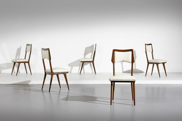 DASSI VITTORIO (1893 - 1973) : Cinque sedie  - Asta Asta 364 | DESIGN E ARTI DECORATIVE DEL NOVECENTO - DESIGN (Online) Online - Associazione Nazionale - Case d'Asta italiane