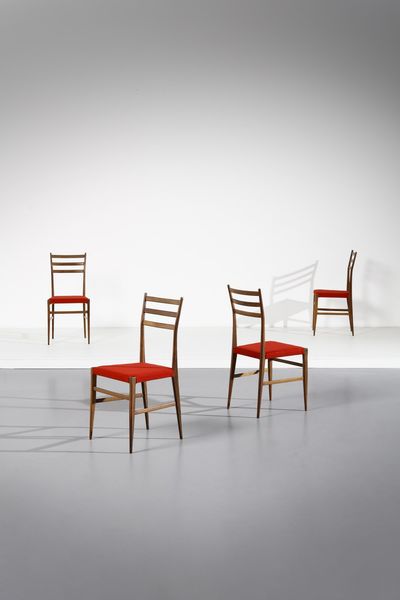 MANIFATTURA ITALIANA : Quattro sedie  - Asta Asta 364 | DESIGN E ARTI DECORATIVE DEL NOVECENTO - DESIGN (Online) Online - Associazione Nazionale - Case d'Asta italiane