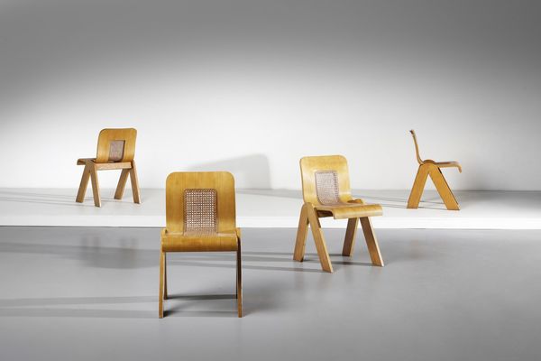 SABADIN GIGI : Quattro sedie per Stilwood  - Asta Asta 364 | DESIGN E ARTI DECORATIVE DEL NOVECENTO - DESIGN (Online) Online - Associazione Nazionale - Case d'Asta italiane