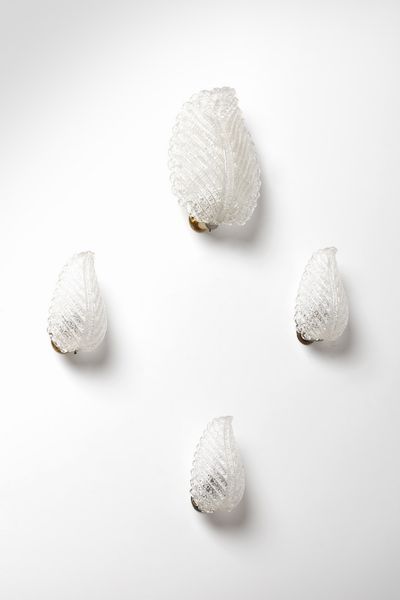 BAROVIER & TOSO : Quattro lampade da parete  - Asta Asta 364 | DESIGN E ARTI DECORATIVE DEL NOVECENTO - DESIGN (Online) Online - Associazione Nazionale - Case d'Asta italiane