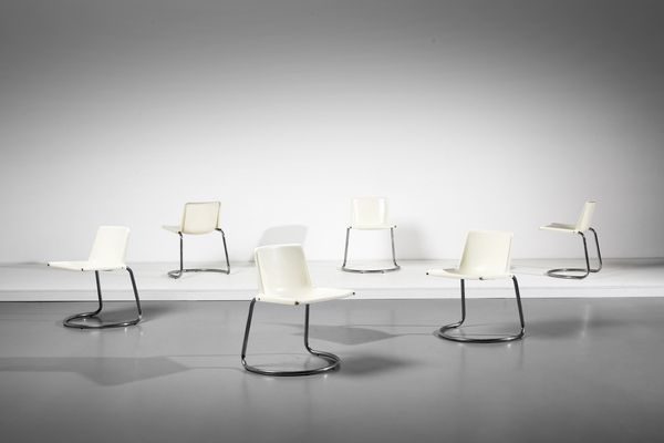 STOPPINO GIOTTO (n. 1926) : Sei sedie Alessia per Driade  - Asta Asta 364 | DESIGN E ARTI DECORATIVE DEL NOVECENTO - DESIGN (Online) Online - Associazione Nazionale - Case d'Asta italiane