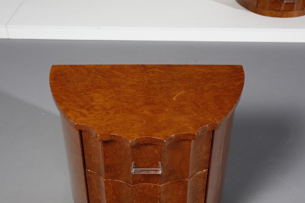 MERONI & FOSSATI : Coppia di comodini  - Asta Asta 364 | DESIGN E ARTI DECORATIVE DEL NOVECENTO - DESIGN (Online) Online - Associazione Nazionale - Case d'Asta italiane