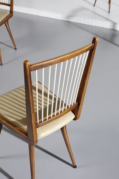 MANIFATTURA ITALIANA : Sei sedie  - Asta Asta 364 | DESIGN E ARTI DECORATIVE DEL NOVECENTO - DESIGN (Online) Online - Associazione Nazionale - Case d'Asta italiane