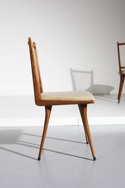 MANIFATTURA ITALIANA : Sei sedie  - Asta Asta 364 | DESIGN E ARTI DECORATIVE DEL NOVECENTO - DESIGN (Online) Online - Associazione Nazionale - Case d'Asta italiane