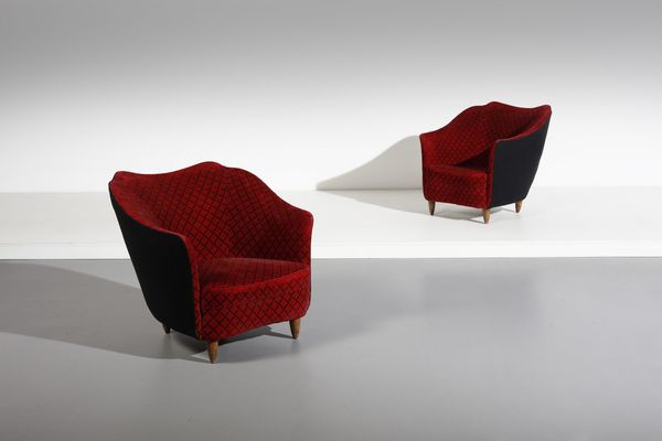 CASA E GIARDINO : Coppia di poltrone  - Asta Asta 364 | DESIGN E ARTI DECORATIVE DEL NOVECENTO - DESIGN (Online) Online - Associazione Nazionale - Case d'Asta italiane