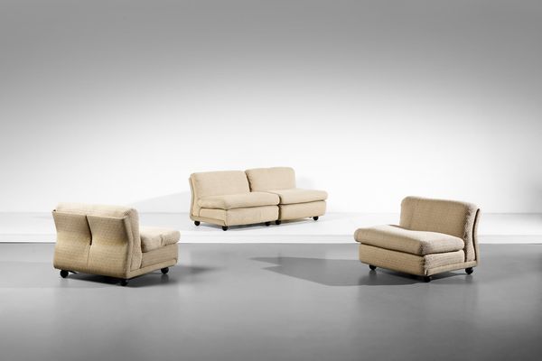 BELLINI MARIO (n. 1935) : Quattro poltrone Amanta per B&B  - Asta Asta 364 | DESIGN E ARTI DECORATIVE DEL NOVECENTO - DESIGN (Online) Online - Associazione Nazionale - Case d'Asta italiane