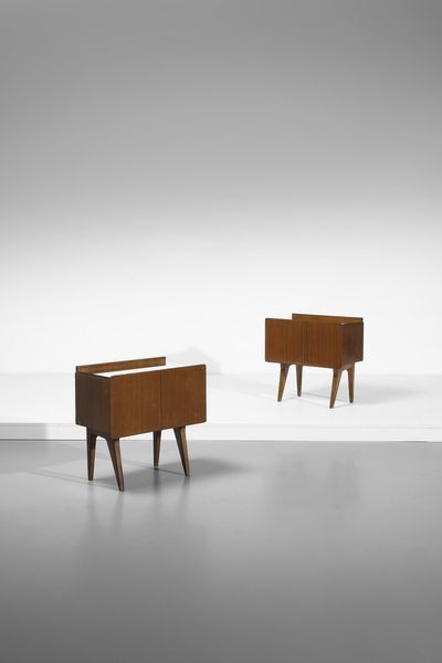 DASSI MOBILI MODERNI : Coppia di comodini  - Asta Asta 364 | DESIGN E ARTI DECORATIVE DEL NOVECENTO - DESIGN (Online) Online - Associazione Nazionale - Case d'Asta italiane