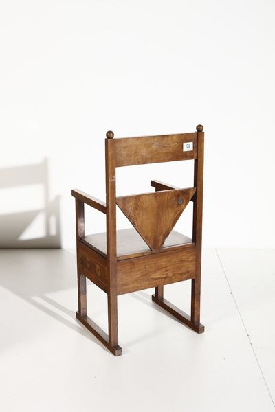 MAGGIONI GINO (1898 - 1955) : attribuito. Scrivania con sedia  - Asta Asta 364 | DESIGN E ARTI DECORATIVE DEL NOVECENTO - DESIGN (Online) Online - Associazione Nazionale - Case d'Asta italiane