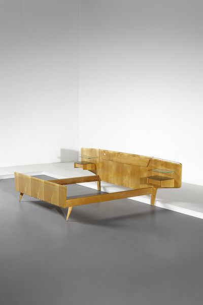 DASSI VITTORIO (1893 - 1973) : Letto  - Asta Asta 364 | DESIGN E ARTI DECORATIVE DEL NOVECENTO - DESIGN (Online) Online - Associazione Nazionale - Case d'Asta italiane