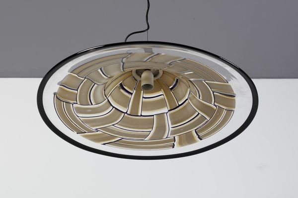 BAROVIER & TOSO : Lampada a sospensione  - Asta Asta 364 | DESIGN E ARTI DECORATIVE DEL NOVECENTO - DESIGN (Online) Online - Associazione Nazionale - Case d'Asta italiane