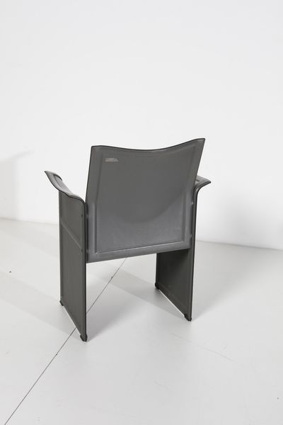 AGNOLI TITO (1931 - 2012) : Tre poltroncine Corium per Matteograssi  - Asta Asta 364 | DESIGN E ARTI DECORATIVE DEL NOVECENTO - DESIGN (Online) Online - Associazione Nazionale - Case d'Asta italiane