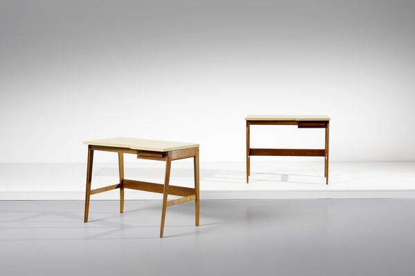 MANIFATTURA ITALIANA : Coppia di scrittoi  - Asta Asta 364 | DESIGN E ARTI DECORATIVE DEL NOVECENTO - DESIGN (Online) Online - Associazione Nazionale - Case d'Asta italiane