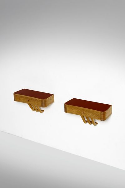 BORSANI OSVALDO (1911 - 1985) : Coppia di comodini  - Asta Asta 364 | DESIGN E ARTI DECORATIVE DEL NOVECENTO - DESIGN (Online) Online - Associazione Nazionale - Case d'Asta italiane