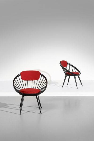 EKSTROM YNGVE (1913 - 1988) : Coppia di poltroncine per ESE MOBLER AB  - Asta Asta 364 | DESIGN E ARTI DECORATIVE DEL NOVECENTO - DESIGN (Online) Online - Associazione Nazionale - Case d'Asta italiane