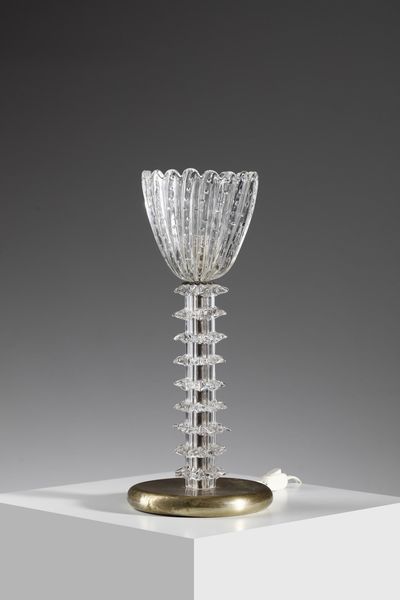 BAROVIER & TOSO : Lampada da tavolo  - Asta Asta 364 | DESIGN E ARTI DECORATIVE DEL NOVECENTO - DESIGN (Online) Online - Associazione Nazionale - Case d'Asta italiane