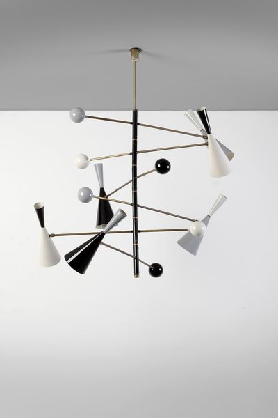 MANIFATTURA ITALIANA DEL XXI SECOLO : Lampada a sospensione  - Asta Asta 364 | DESIGN E ARTI DECORATIVE DEL NOVECENTO - DESIGN (Online) Online - Associazione Nazionale - Case d'Asta italiane