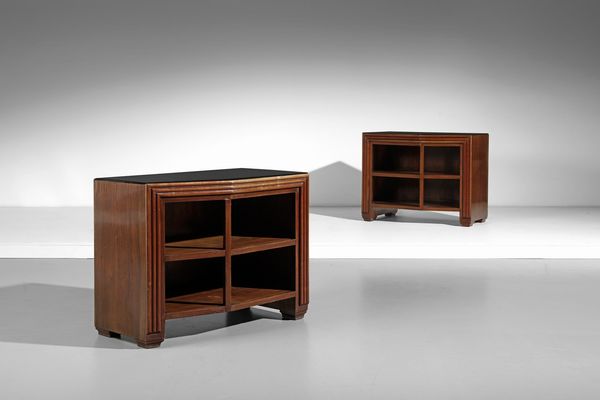 BORSANI OSVALDO (1911 - 1985) : attribuito. Coppia di comodini  - Asta Asta 364 | DESIGN E ARTI DECORATIVE DEL NOVECENTO - DESIGN (Online) Online - Associazione Nazionale - Case d'Asta italiane