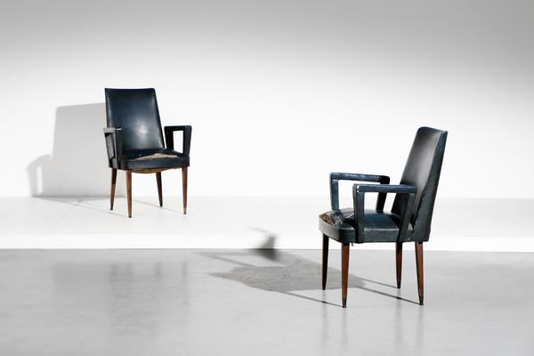 MANIFATTURA ITALIANA : Coppia di poltrone  - Asta Asta 364 | DESIGN E ARTI DECORATIVE DEL NOVECENTO - DESIGN (Online) Online - Associazione Nazionale - Case d'Asta italiane