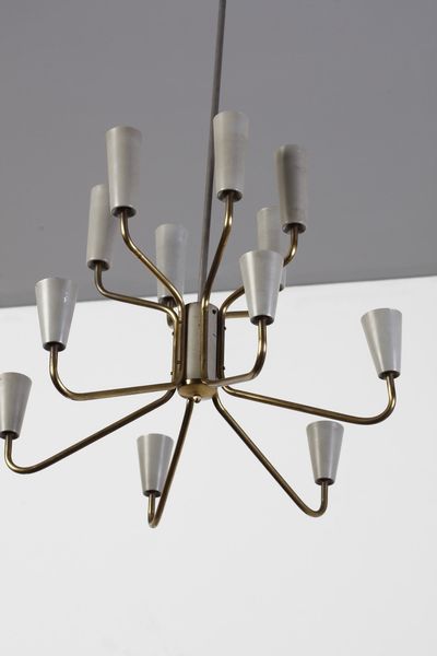MANIFATTURA ITALIANA : Lampada a sospensione  - Asta Asta 364 | DESIGN E ARTI DECORATIVE DEL NOVECENTO - DESIGN (Online) Online - Associazione Nazionale - Case d'Asta italiane