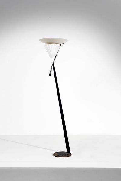GECCHELIN BRUNO (n. 1939) : Lampada da terra per Oluce  - Asta Asta 364 | DESIGN E ARTI DECORATIVE DEL NOVECENTO - DESIGN (Online) Online - Associazione Nazionale - Case d'Asta italiane