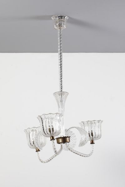 BAROVIER & TOSO : Lampada a sospensione  - Asta Asta 364 | DESIGN E ARTI DECORATIVE DEL NOVECENTO - DESIGN (Online) Online - Associazione Nazionale - Case d'Asta italiane