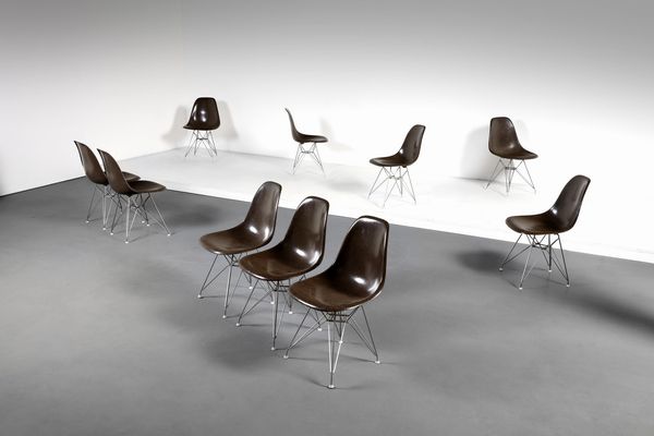 EAMES CHARLES & RAY (1907 - 1978) : Dieci sedie produzione Herman Miller  - Asta Asta 364 | DESIGN E ARTI DECORATIVE DEL NOVECENTO - DESIGN (Online) Online - Associazione Nazionale - Case d'Asta italiane