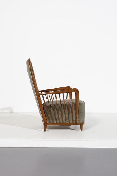 BUFFA PAOLO (1903 - 1970) : attributo. Poltrona  - Asta Asta 364 | DESIGN E ARTI DECORATIVE DEL NOVECENTO - DESIGN (Online) Online - Associazione Nazionale - Case d'Asta italiane