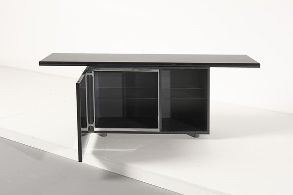 GIOTTO STOPPINO & LUDOVICO ACERBIS : Credenza Sheraton per Acerbis International.  - Asta Asta 364 | DESIGN E ARTI DECORATIVE DEL NOVECENTO - DESIGN (Online) Online - Associazione Nazionale - Case d'Asta italiane