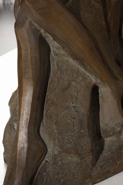 MANIFATTURA ITALIANA : Tavolo con base scultorea raffigurante delle ninfe  - Asta Asta 364 | DESIGN E ARTI DECORATIVE DEL NOVECENTO - DESIGN (Online) Online - Associazione Nazionale - Case d'Asta italiane