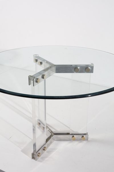 ALBRICCI ALESSANDRO : attribuito. Tavolo  - Asta Asta 364 | DESIGN E ARTI DECORATIVE DEL NOVECENTO - DESIGN (Online) Online - Associazione Nazionale - Case d'Asta italiane